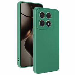 Coque - Xiaomi - 14T Pro - Silicone Souple - Bloc Caméra Protégé - Vert