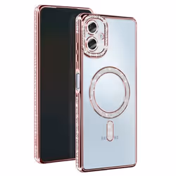 Coque - Samsung - Galaxy A06 - Élégante - Rose Champagne - Compatible MagSafe