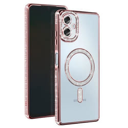 Coque - Samsung - Galaxy A06 - Élégante - Rose Champagne - Compatible MagSafe