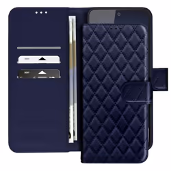 Étui Portefeuille - Xiaomi - Redmi Note 14 4G - Motif Losange - Compartiments pour cartes - Support vidéo