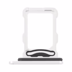 Tiroir carte SIM pour iPhone 16 Pro et 16 Pro Max Emplacement Nano SIM Blanc