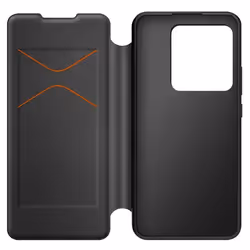 Étui pour Xiaomi 14T - Made for Xiaomi - Noir - Protection antichoc - Rangement cartes - Dragonne incluse