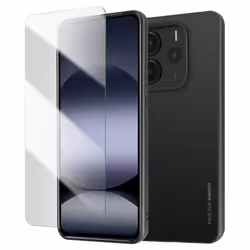 Pack Protection - Xiaomi - Redmi Note 14 4G - Coque Rigide - Verre Trempé - Noir