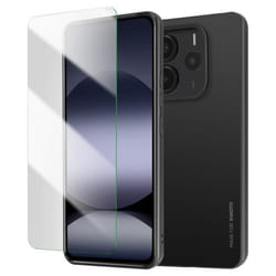 Pack Protection - Xiaomi - Redmi Note 14 4G - Coque Rigide - Verre Trempé - Noir
