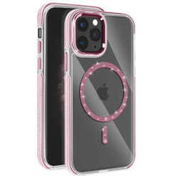 Coque MagSafe - Silicone - iPhone 11 Pro - Pailleté - Antichoc - Protection caméra