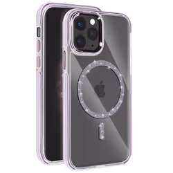 Coque MagSafe - Silicone - iPhone 11 Pro Max - Pailleté - Antichoc - Protection caméra