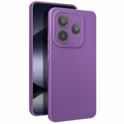 Coque - Xiaomi - Redmi Note 14 5G - Silicone Souple - Bloc Caméra Protégé - Violet