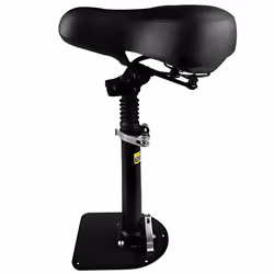 Siège pour Trottinette - Zero - Modèle 9 - Rembourré - Ajustable en hauteur - Noir