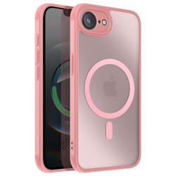 Coque - MagSafe - iPhone 16e - Dos Mat Givré - Contour Souple - Bords Caméra Surélevés