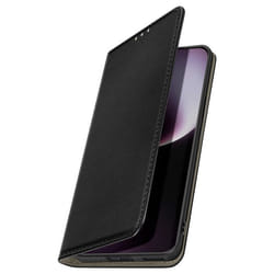 Étui pour smartphone - Honor - Magic 7 Lite - Cuir vegan - Support vidéo - Noir