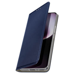 Étui pour Honor Magic 7 Lite - Honor - Portefeuille Magnétique - Cuir Vegan - Support Vidéo - Bleu Nuit