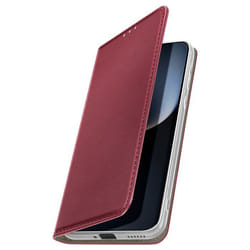 Étui pour Honor Magic 7 Pro - Honor - Portefeuille Magnétique - Cuir Vegan - Support Vidéo - Rouge
