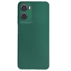Coque - Motorola - Moto E15/Moto G05 - Silicone Souple - Vert - Finition Mat Anti-Traces