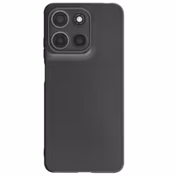 Coque - Motorola - Moto G15 - Silicone Souple - Mat Noir - Protection Anti-Chocs