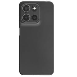 Coque - Motorola - Moto G15 - Silicone Souple - Mat Noir - Protection Anti-Chocs