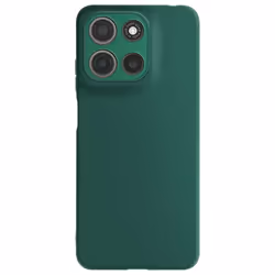 Coque - Motorola - Moto G15 et G15 Power - Silicone Souple - Vert - Finition Mate