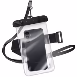 Brassard étanche pour Smartphone 6.8 pouces Tactile avec tour du cou Transparent
