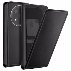 Housse Clapet Vertical - Honor - Magic 7 Lite - Simili cuir - Noir - Rangement carte intégré