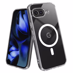 Coque MagSafe - Google - Pixel 9a - Antichoc - Coins Renforcés - Transparent