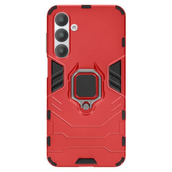 Coque pour Samsung Galaxy A16 Anneau Support Antichoc Rouge