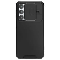 Coque pour Samsung Galaxy A16 Antichoc Cache Caméra Coulissante Noir