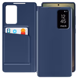 Étui - Samsung - Galaxy S25 Ultra - Cuir - Fenêtre daffichage - Porte-carte intégré