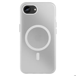 Coque MagSafe - Mate - iPhone 16e - Protection 360° - Translucide - Blanc