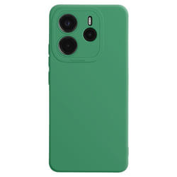 Coque - Xiaomi - Redmi Note 14 4G - Silicone Souple - Bloc Caméra Protégé - Vert
