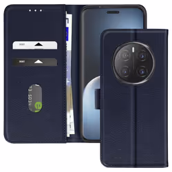 Étui pour Honor Magic 7 Pro - Chesterfield - Bleu Nuit - Portefeuille - Support Vidéo - Aimanté