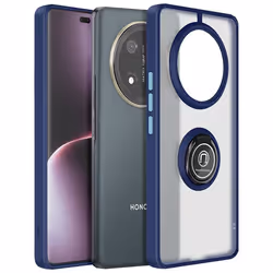Coque Antichoc - Honor - Magic 7 Lite - Bague Métallique - Support Vidéo - Bleu