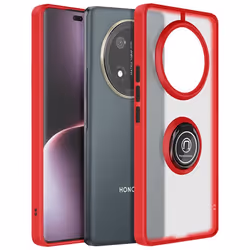 Coque Antichoc - Honor - Magic 7 Lite - Rouge - Bague Métallique - Support Vidéo
