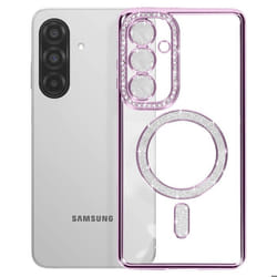 Coque - Samsung - Galaxy A26 - Violet - Strass - MagSafe - Résistante