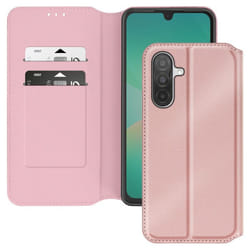 Étui pour Samsung Galaxy A26 - Classic Edition - Rose - Clapet Magnétique - Support Vidéo - Compartiments Cartes