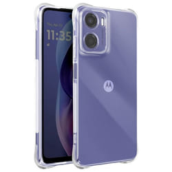 Coque pour Smartphone - Motorola - Moto G05 et E15 - Antichoc - Transparent - Souple