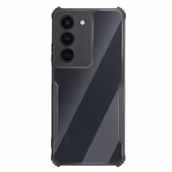 Coque - Realme - 14x et C75 - Acrylique rigide - Silicone souple - Antichoc noir