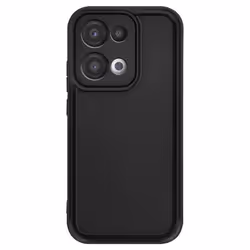 Coque pour Oppo Reno 13 - MARQUE - Silicone Antidérapant - Caméra Protégée - Noir - Souple