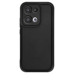Coque pour Oppo Reno 13 - MARQUE - Silicone Antidérapant - Caméra Protégée - Noir - Souple