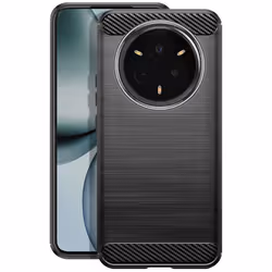 Coque - Realme - 14 Pro - Silicone - Design Carbone Brossé - Élégant et Mince