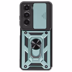 Coque Anneau - Realme - C75 et 14x - Vert - Antichocs - Support Magnétique