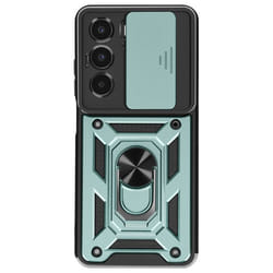 Coque Anneau - Realme - C75 et 14x - Vert - Antichocs - Support Magnétique