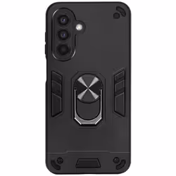 Coque Anneau - Samsung - Galaxy A26 - Antichoc - Noir - Bague Support 360°