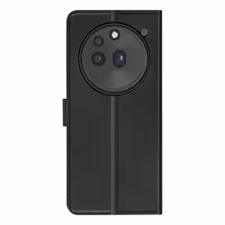Étui pour téléphone - Nothing - Phone 3a Pro - Housse folio - Support vidéo - Simili cuir noir