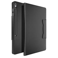 Étui pour Samsung Galaxy Tab S10 FE Plus - Noir - Support Vidéo - Porte-Cartes - Protection Complète