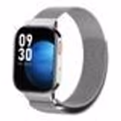 Montre Connectée Élégante avec Suivi Santé / Activités Étanche IP67 Proove Argent