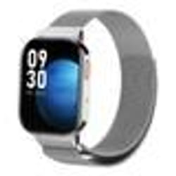 Montre Connectée Élégante avec Suivi Santé / Activités Étanche IP67 Proove Argent
