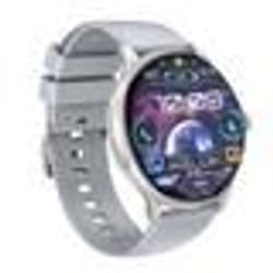 Montre Connectée Suivi Santé et Sport avec Écran AMOLED Étanche IP68 XO Argent