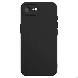 Coque - Silicone - iPhone 16e - Noir - Souple - Élégant