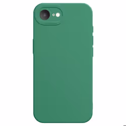 Coque - Silicone - iPhone 16e - Souple - Vert - Finition Lisse