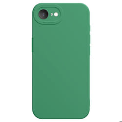 Coque - Silicone - iPhone 16e - Souple - Vert - Finition Lisse