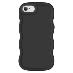 Coque - Candy - iPhone 7 8 SE 2020 SE 2022 - Silicone Antichoc - Noir - Design Moderne